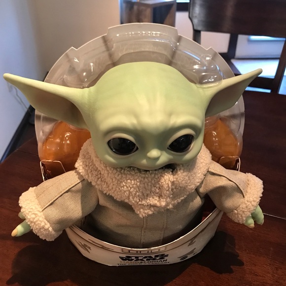 Star Wars Mandalorian Child Baby Yoda Doll Plush - Picture 7 of 8